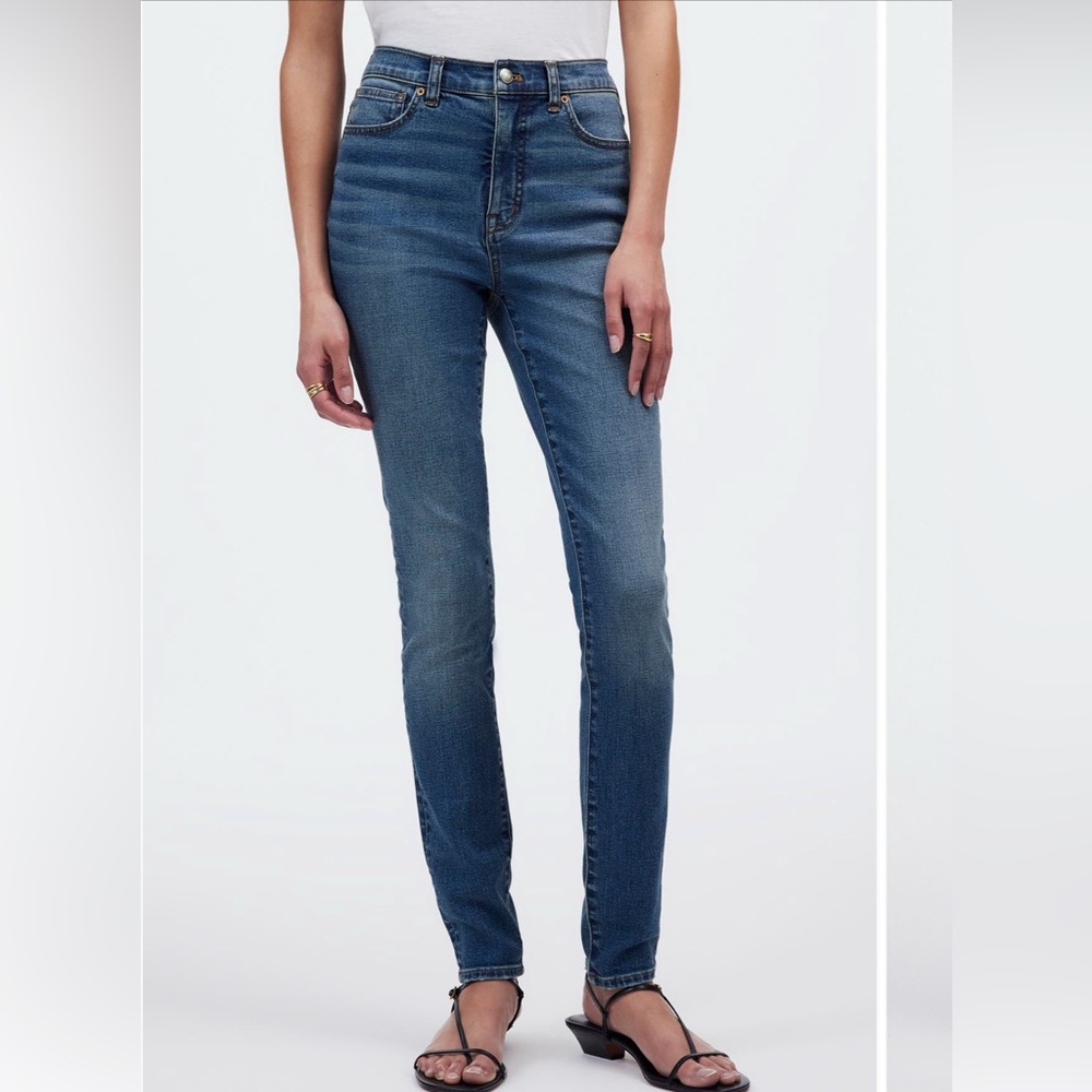Madewell Women's Skinny Jeans in Deep Blue